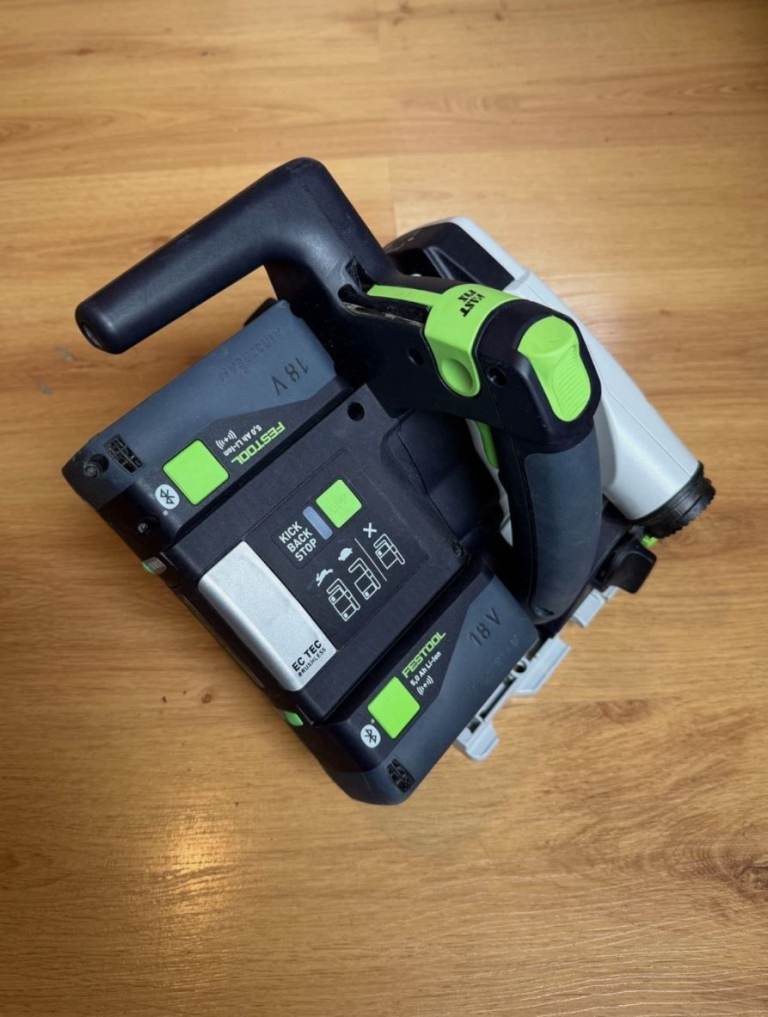 Festool TSC 55 KEB Cordless Plunge Saw – 2x 5Ah Batteries (Low Use)