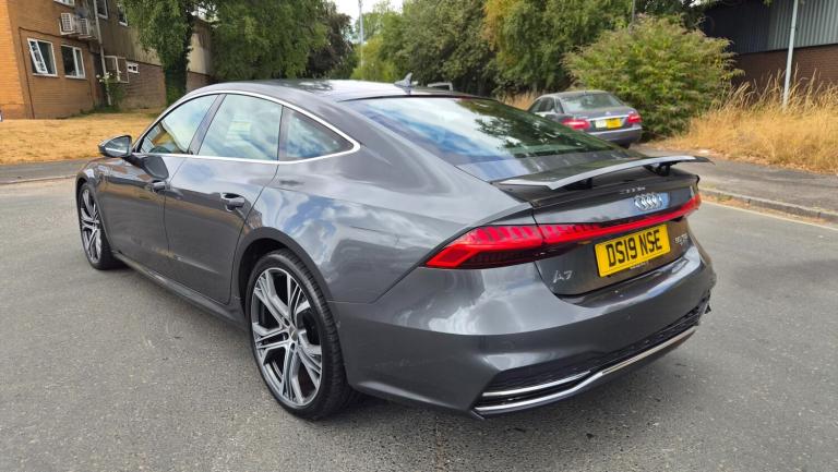 2019 19 AUDI A7 50 TDI Quattro S Line 5dr Tip Auto Grey Damaged Salvage