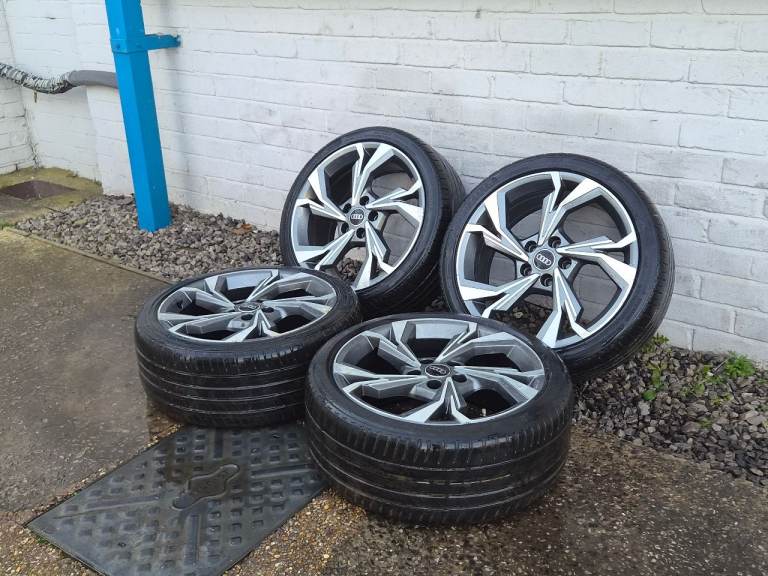 🌟Genuine Audi S3 18 inch Alloy wheels 5x112 with MATCHING TYRES 6M++