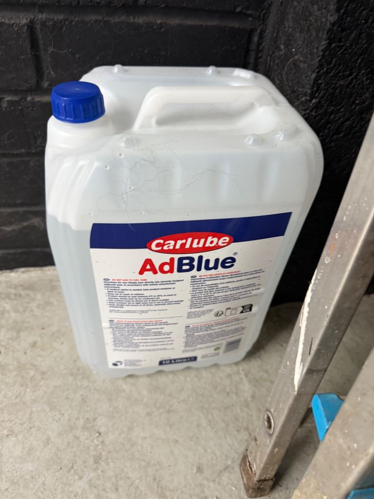 Carlube Adblue DEF diesel exhaust fluid with funnel 