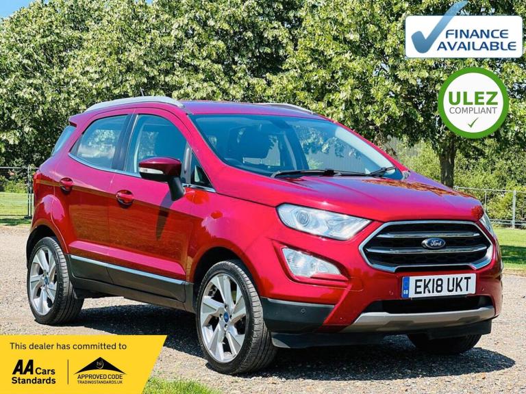 2018 Ford Ecosport 1.0T EcoBoost Titanium Auto Euro 6 (s/s) 5dr HATCHBACK Petrol Automatic
