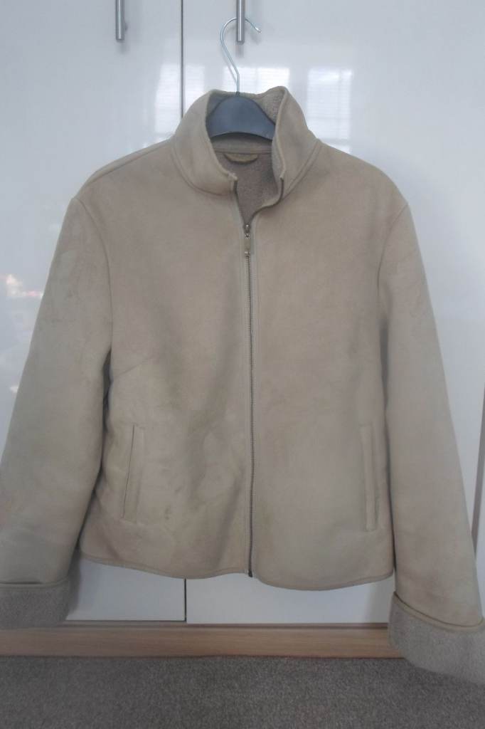 Next jacket, size 14. Suede effect. Good condition