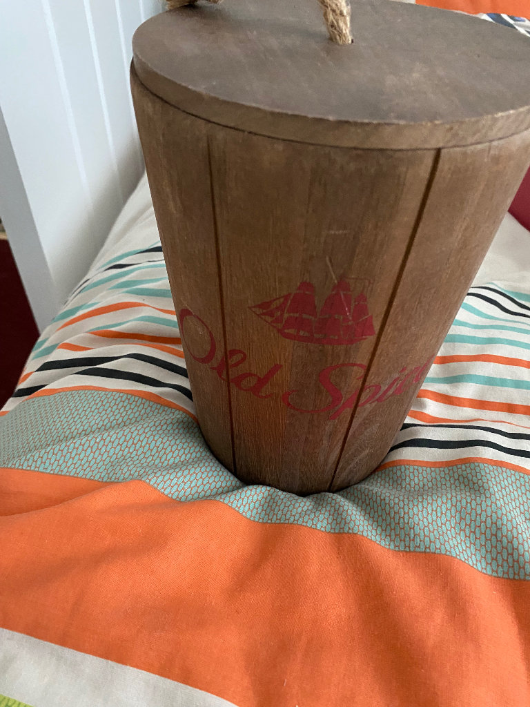 image for Old spice wooden barrel 