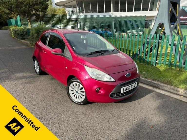 2010 10 FORD KA 1.2 ZETEC HATCHBACK 3DR PETROL MANUAL EURO 4 (69 PS)