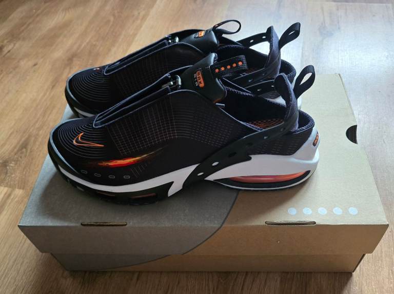 Nike Max Air Trainers – Black/Orange, As Good As New