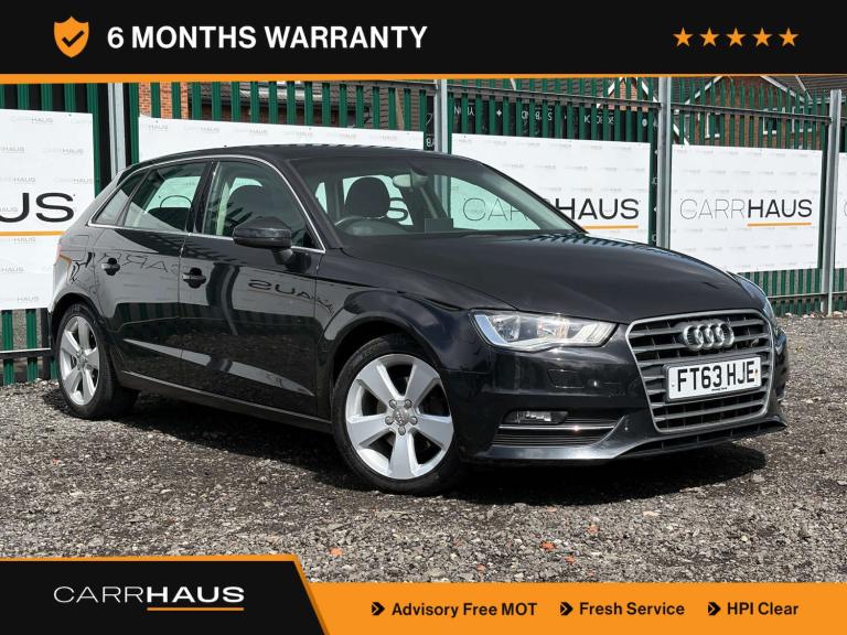 2013 Audi A3 2.0 A3 Sportback Sport TDI 5dr Hatchback Diesel Manual