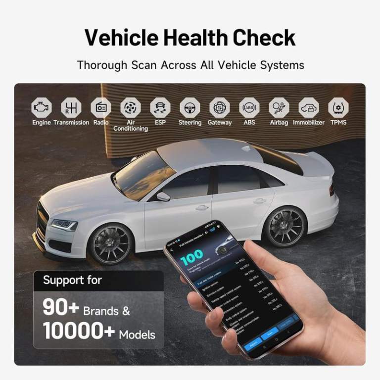 Wireless Bluetooth Car Diagnostic Scan Tool easy to operate