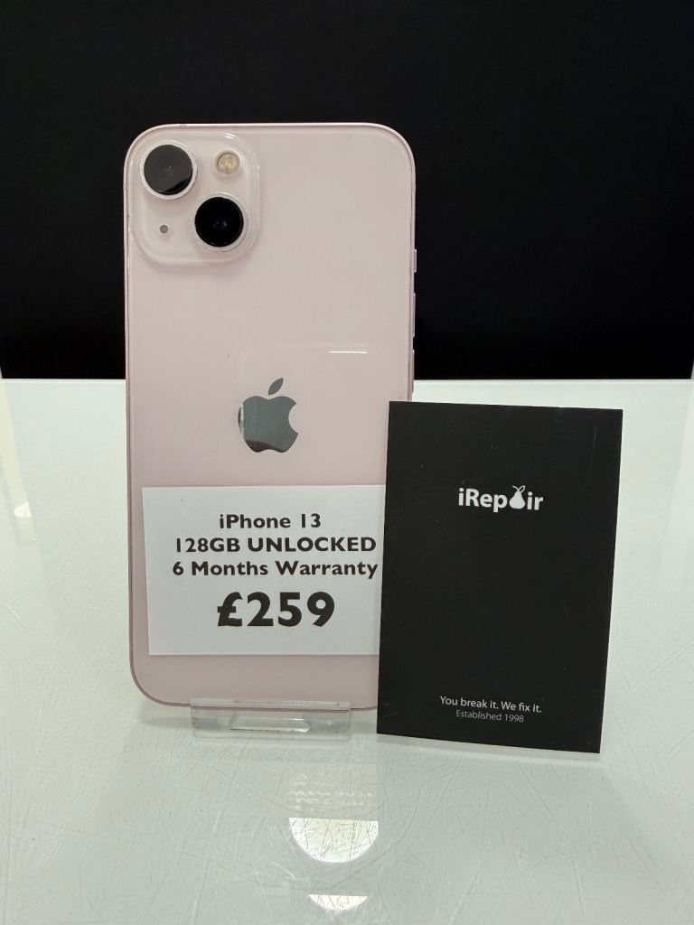 Apple iPhone 13 UNLOCKED 128 GB Pink Very Good