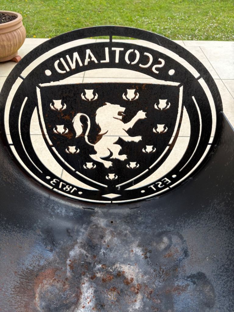 Scotland National Football Team Circular Fire Pit By Official Firepits 