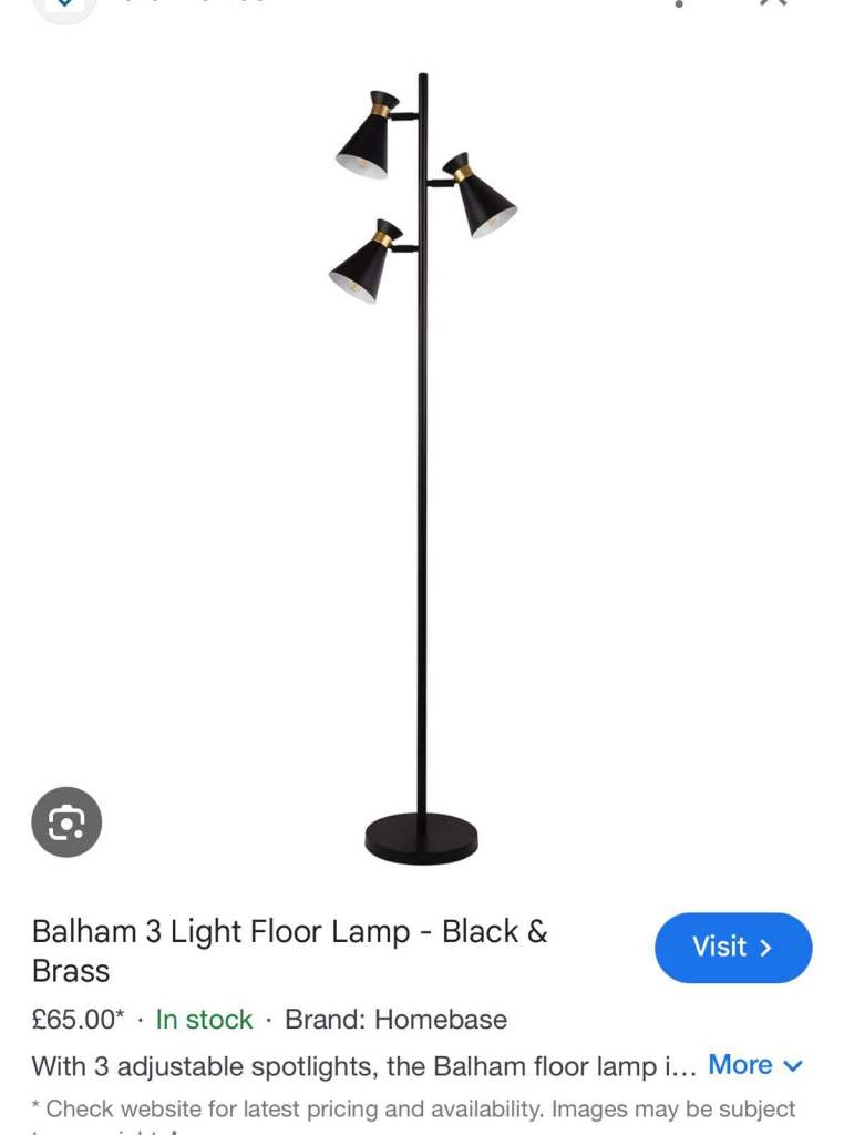 Brand new floor lamp