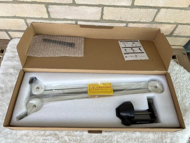 Heavy Duty Microphone Boom Arm Desk Mic Stand BOMGE BA-02 Boxed