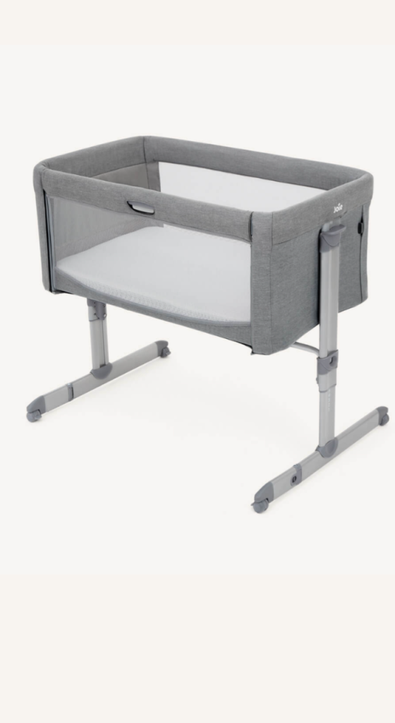 Grey Baby Co-Sleeper Crib – unopened Excellent Condition