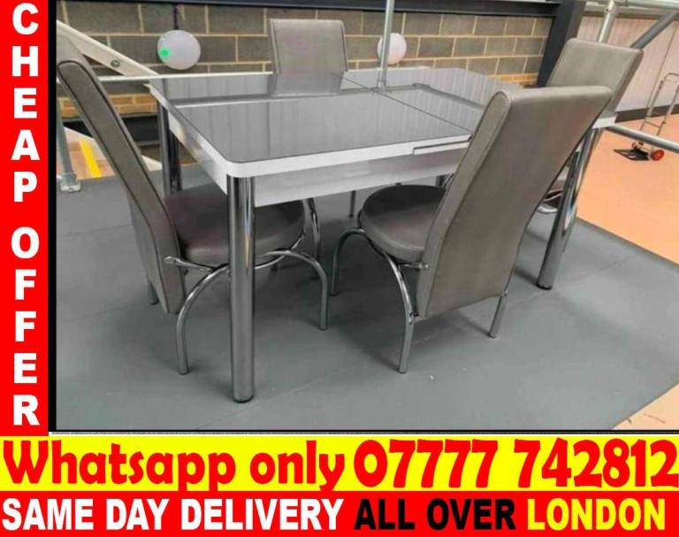 -FREE DELIVERY--Dining Table with chairs (wfdgadg