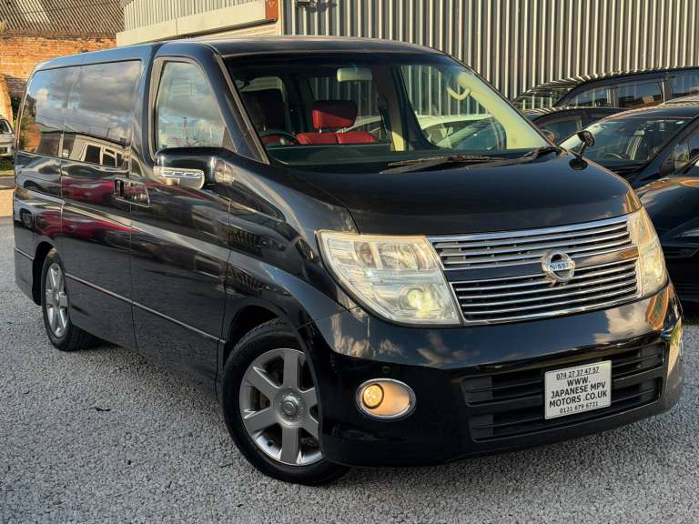 2008 Nissan Elgrand E51 HIGHWAY STAR 3.5L Petrol Automatic MPV 8 Seater 360 Camera Red Leather MP...