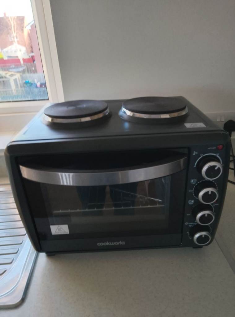 Cookworks mini oven with hob 
