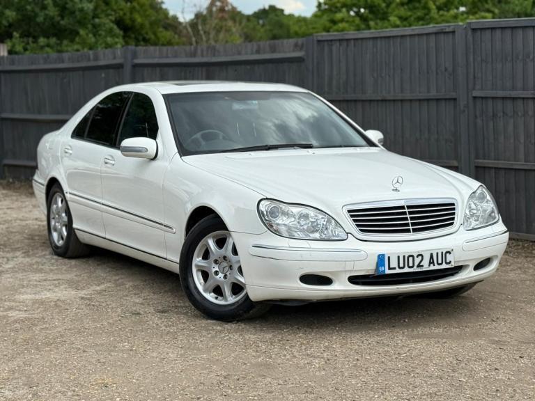 2002 Mercedes-Benz S Class S320 4dr Auto VERY LOW MILES + IMPORT + 1 OWNER + CLEAN CAR Saloon Pet...