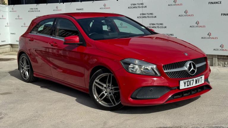 2017 Mercedes-Benz A-Class 1.6 A160 AMG Line (Executive) Euro 6 (s/s) 5dr HATCHBACK Petrol Manual