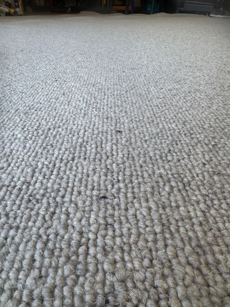 New 80/20wool loop pile carpet (colour grey)