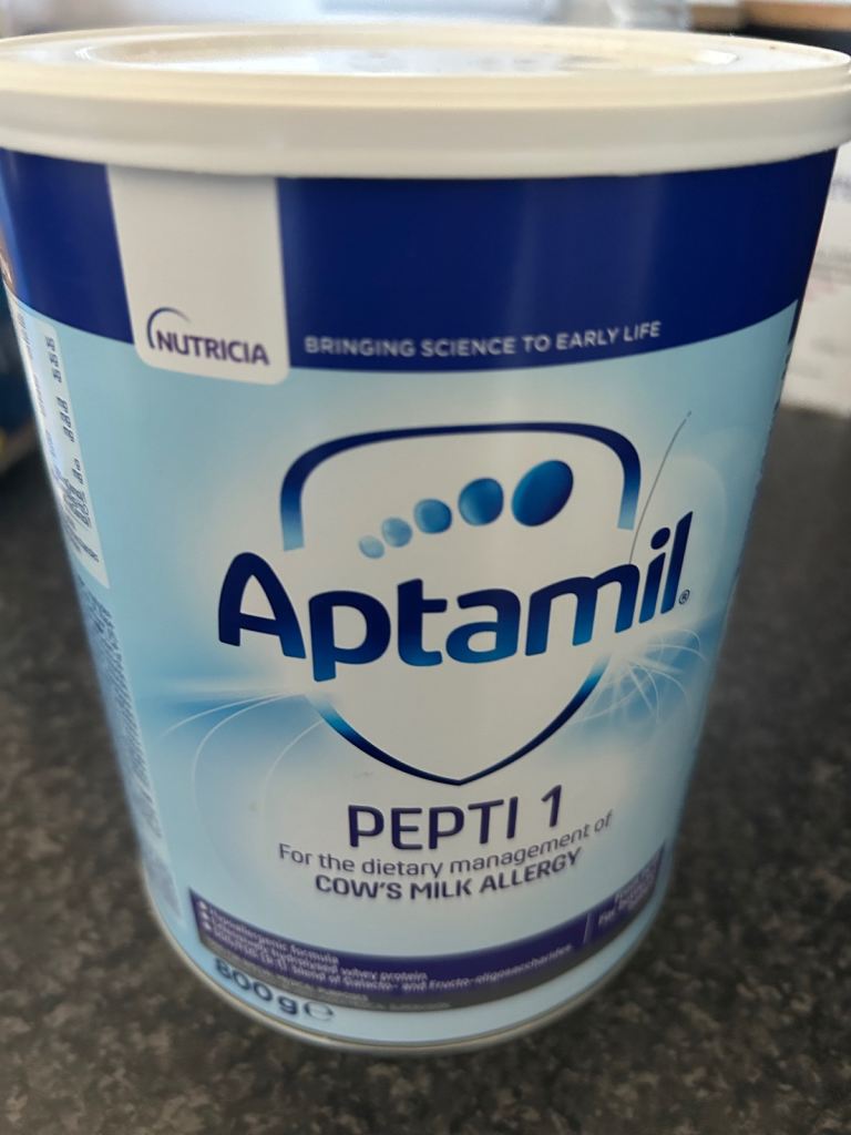Aptamil Pepti 1 Formula for Cow's Milk Allergy - New, Unopened
