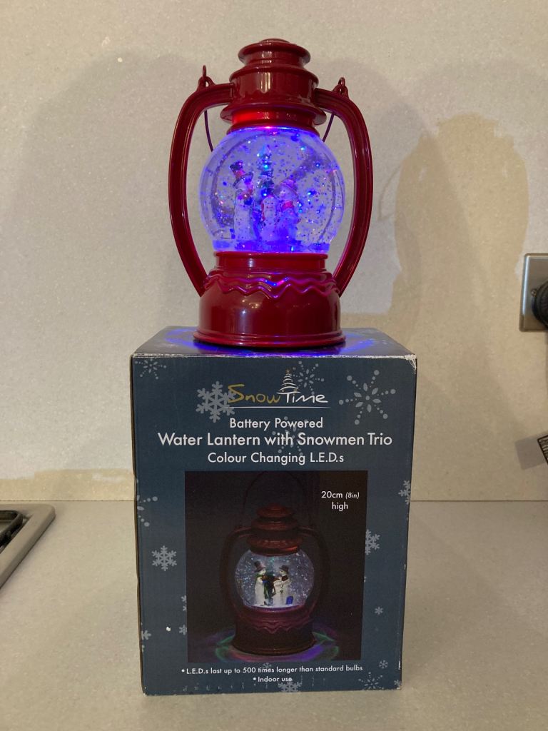 Water lantern Christmas decoration