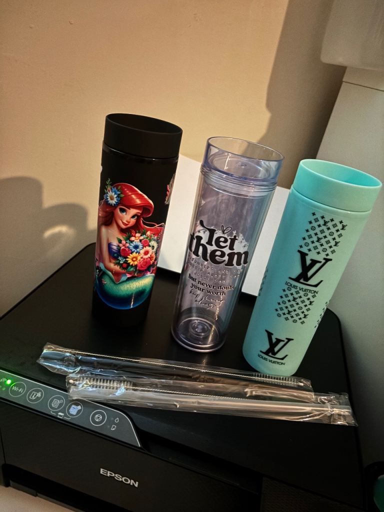 Beautiful handcrafted tumblers 