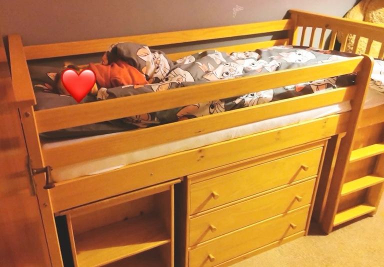 Mid Sleeper with desk