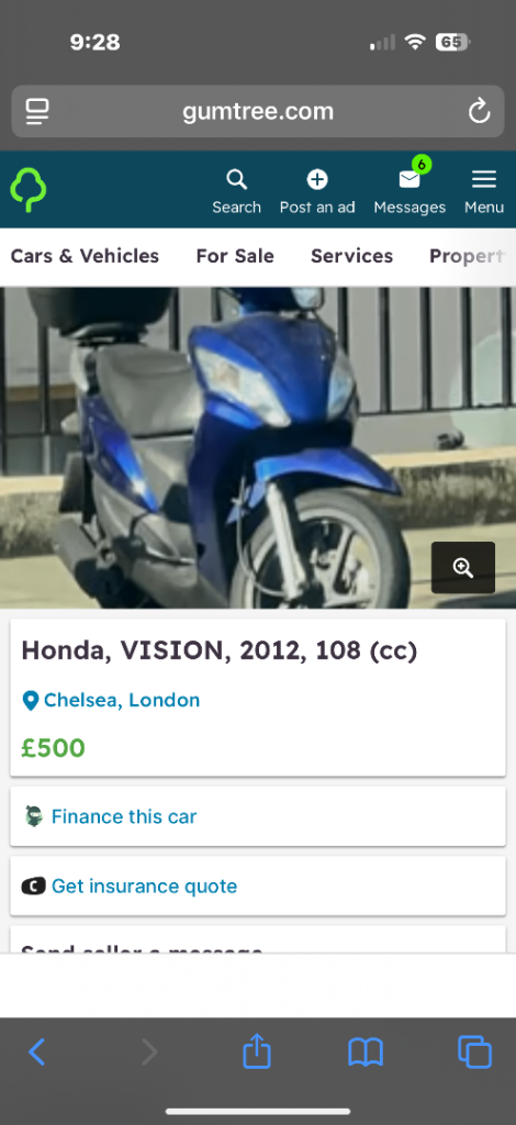Honda, VISION, 2012, 108 (cc)