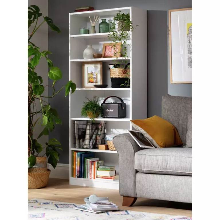 Home Maine Deep Bookcase - White - 609/2139