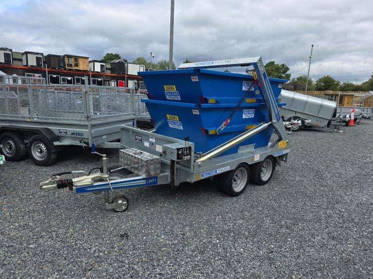 Dale kane 8x5ft skip lifting trailer