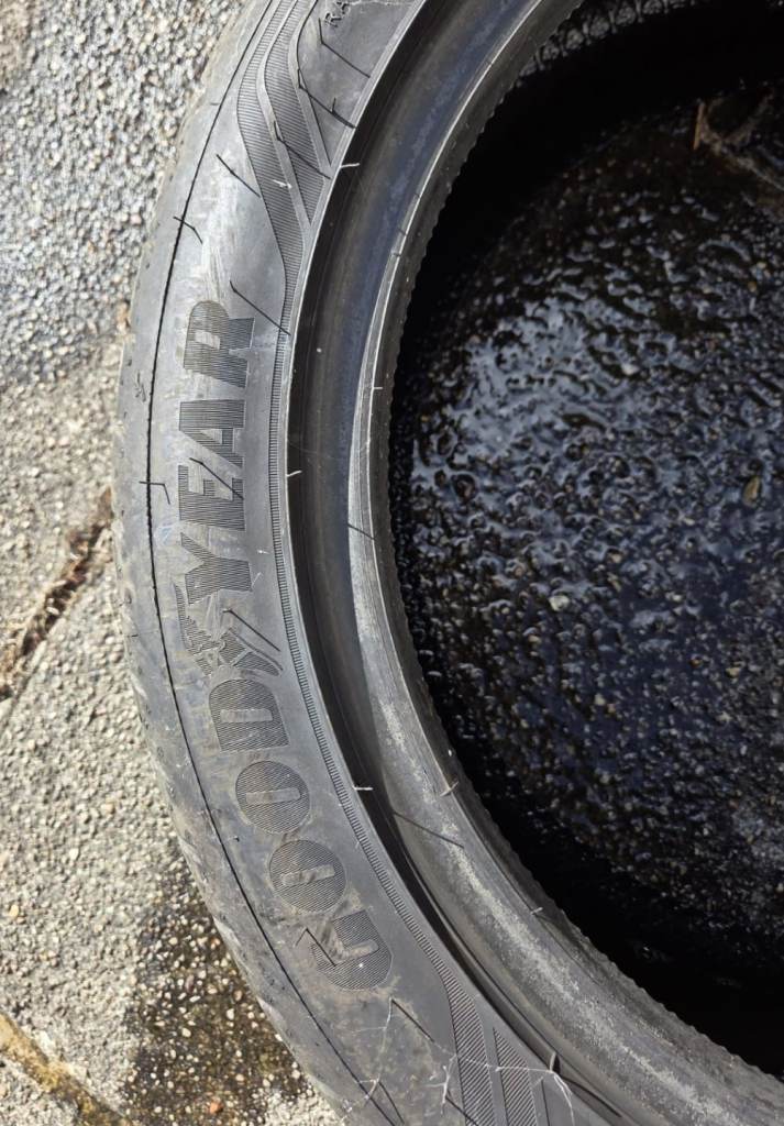 Used Goodyear Eagle F1 Tyre (225 45 R17) 5mm tread