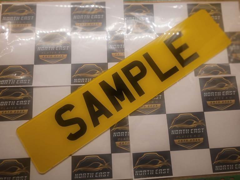 All Styles Number Plates – From £15