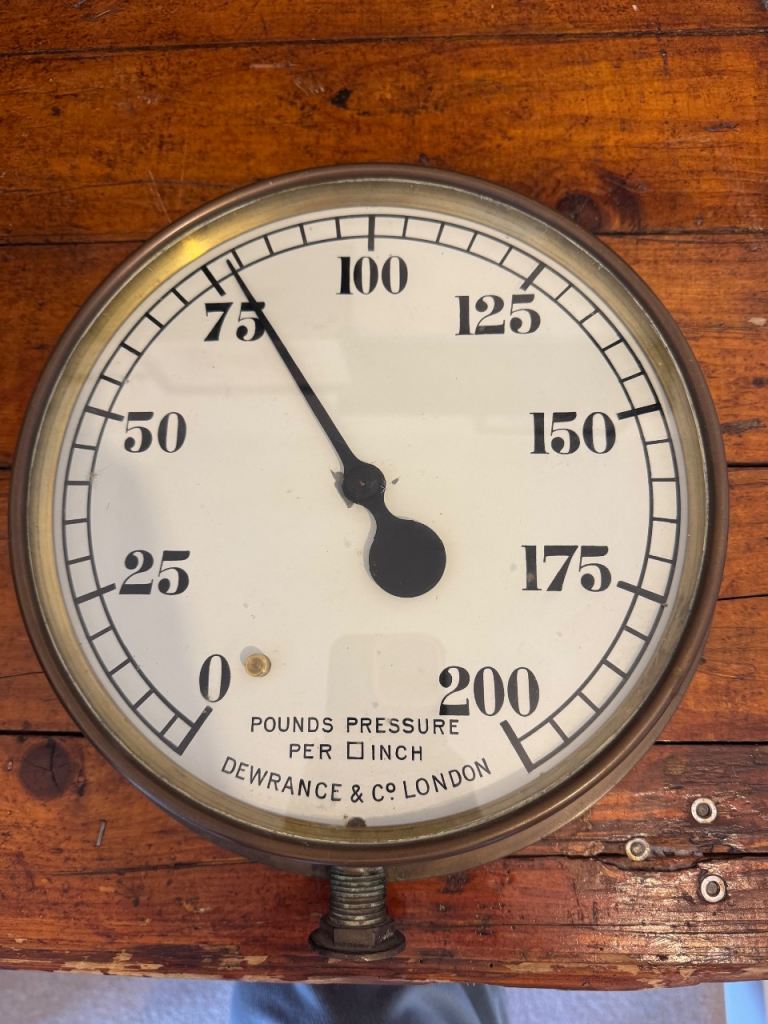 Vintage Dewrance & Co London Pressure Gauge – Good Condition
