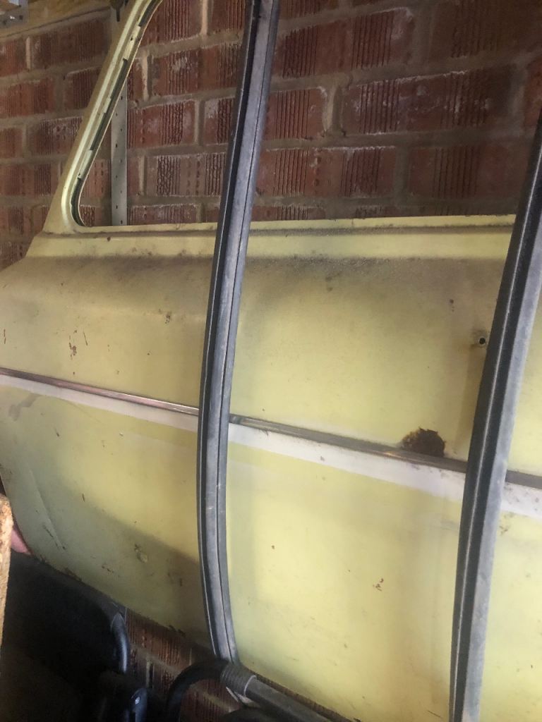 Driver and passenger ford Anglia doors 