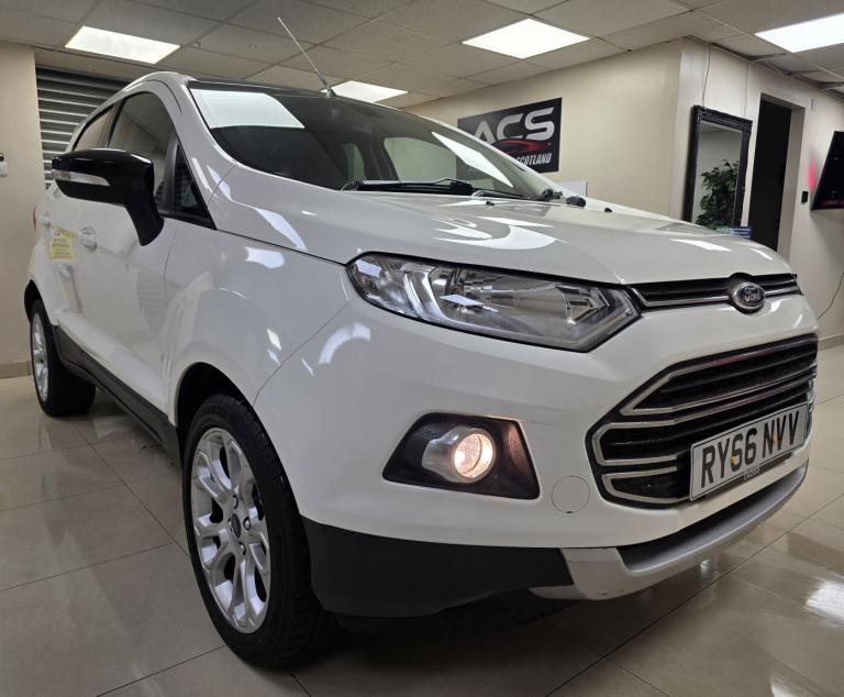 FORD ECOSPORT 1.0 T EcoBoost Titanium S White Manual WARRANTY 12 MONTHS MOT