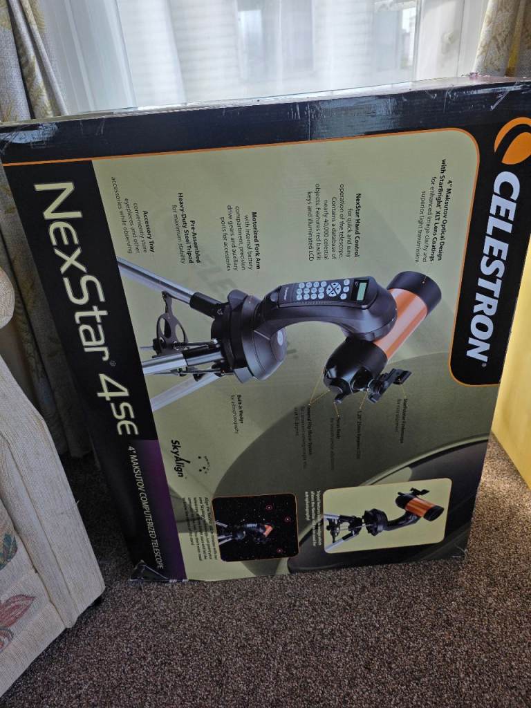 Trade or sell my Nexstar 4SE Celestron telescope with extras