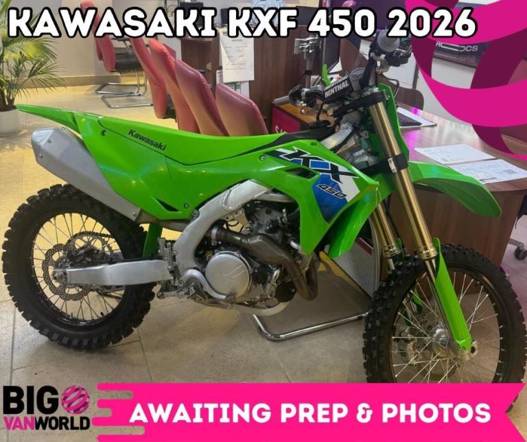 Kawasaki KXF 450 2026 - Less Than 8 Hours Use - Stock & Excellent Condition
