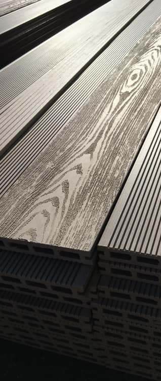 Composite Decking 4.8m | Long Planks with Realistic Woodgrain Texture