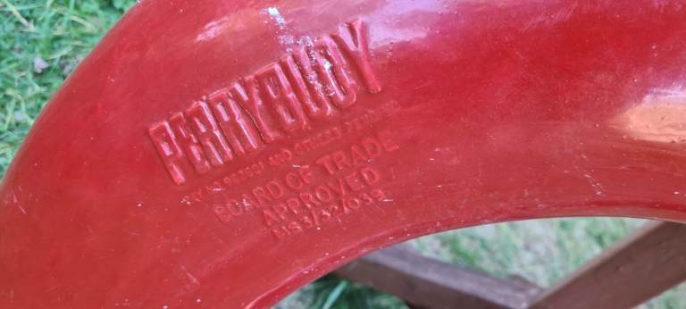 Large Boat 'Perrybuoy' Stamped - Good condition.