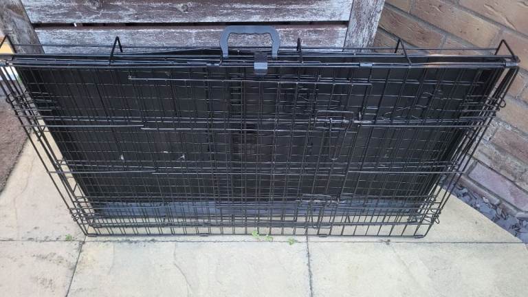 Double Door 36 inch Pet Cage - Large, front & top doors  £15