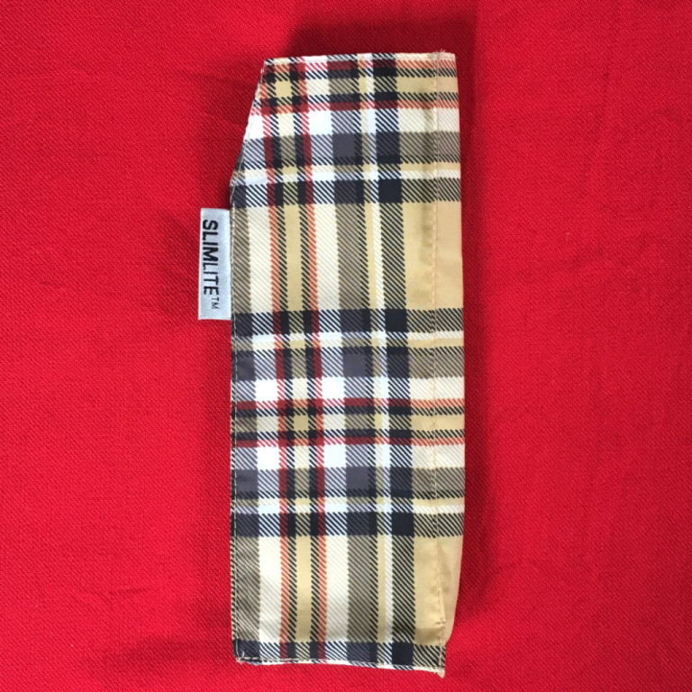 Slimlite umbrella cover, checked fabric. Can post.