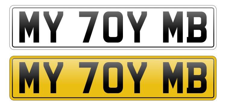 NUMBER PLATE SUIT TOY MERCEDES G WAGON C63 AMG TURBO