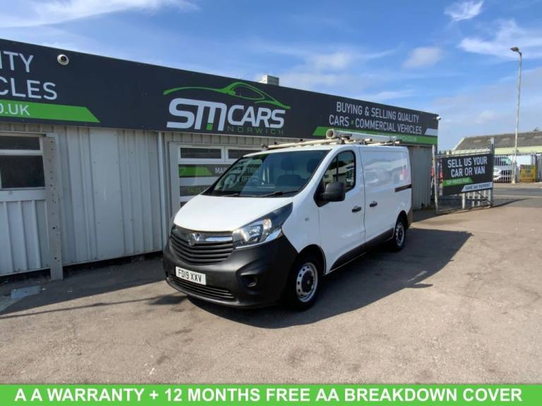 2019 Vauxhall Vivaro 1.6 CDTi 2900 Panel Van 5dr Diesel Manual L1 H1 Euro 6 (s/s) (95 ps) Panel V...