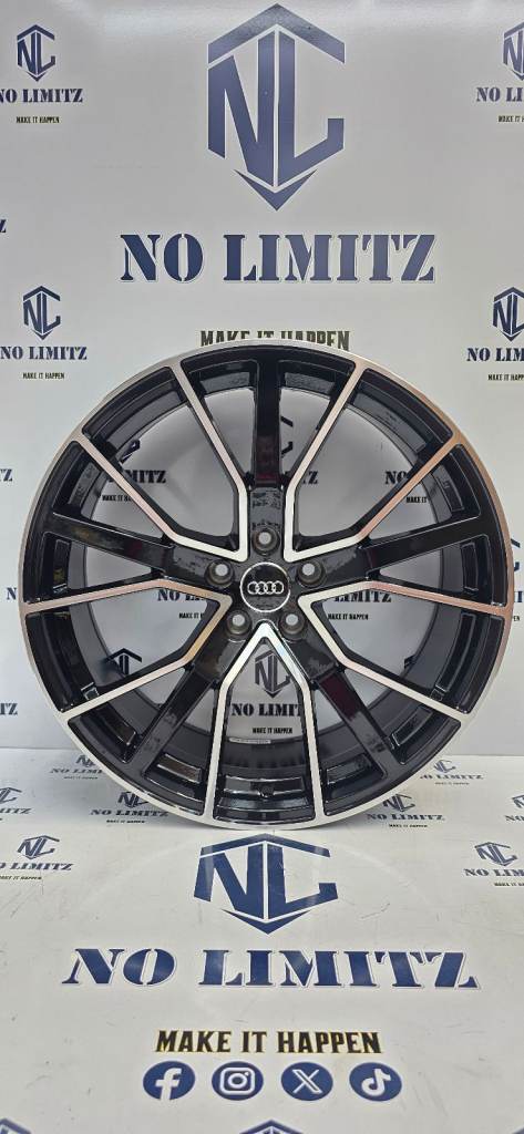 SET OF 4 BRAND NEW 20" AUDI Q5 QS5 Q6 Q7 VORSPRUNG STYLE ALLOY WHEELS 5x112 DIAMOND CUT 