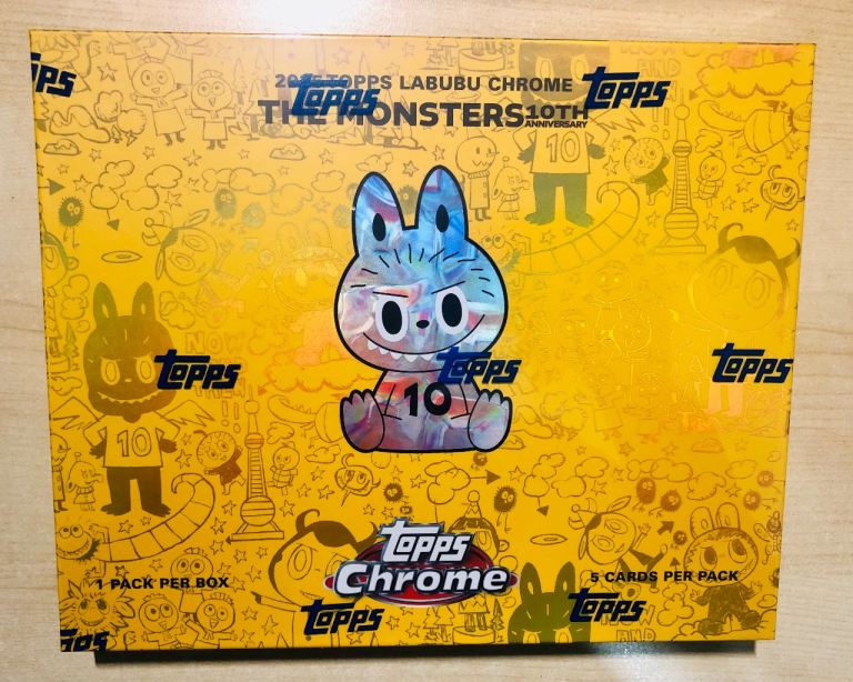 RARE Topps Chrome Labubu Cards Box NEW