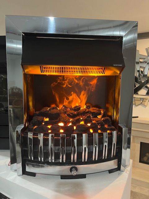 Dimplex Danville Optimyst Electric Fire Chrome RRP £650