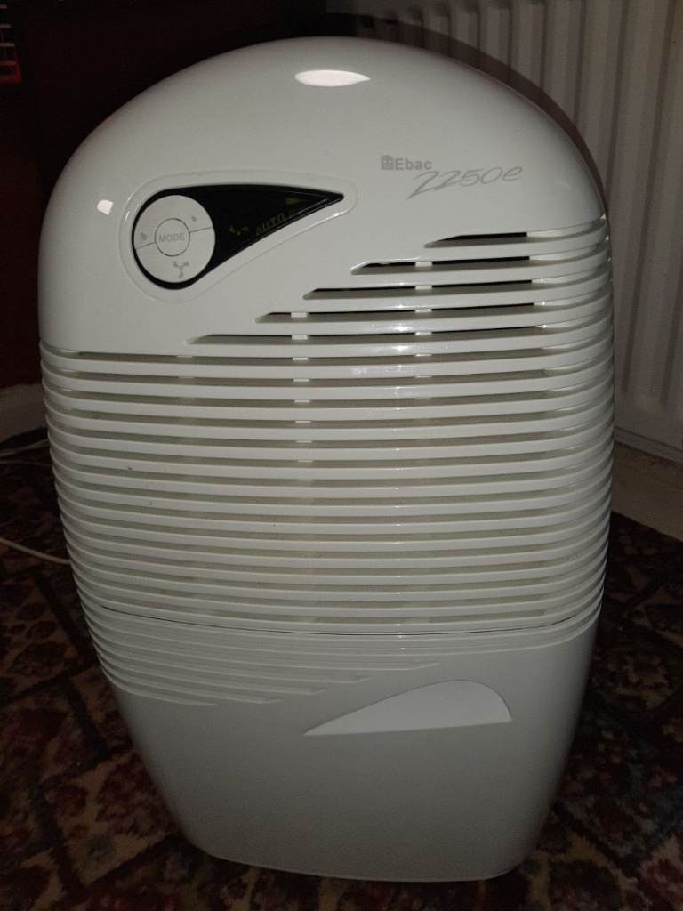 EBAC DEHUMIDIFIER 2250E 15 LITRE MAX VERY QUIET AUTOMATIC OPERATION 4 LITRE TANK CONSTANT DRAIN 