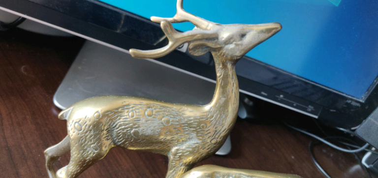 Brass Deer Scottish Collectables