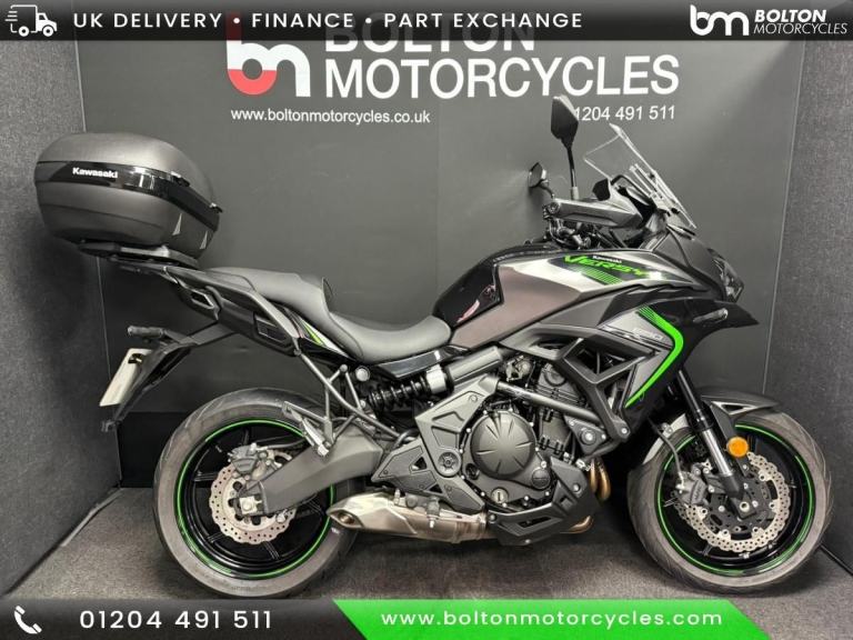 Kawasaki Klz Versys 650 Adventure Motorcycle Grey