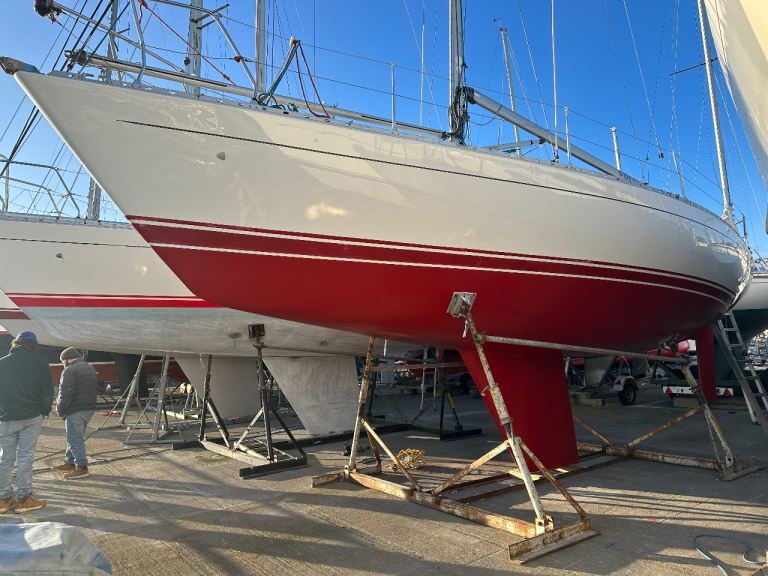 Boat cradle/stand for 33 ft yacht