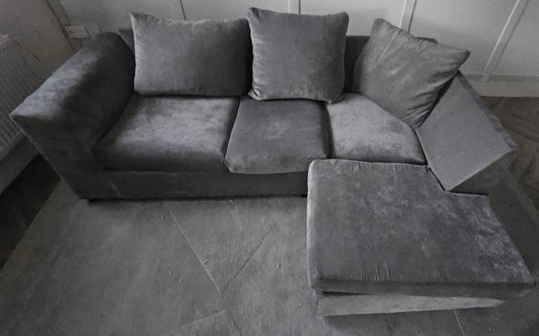 Grey corner sofa
